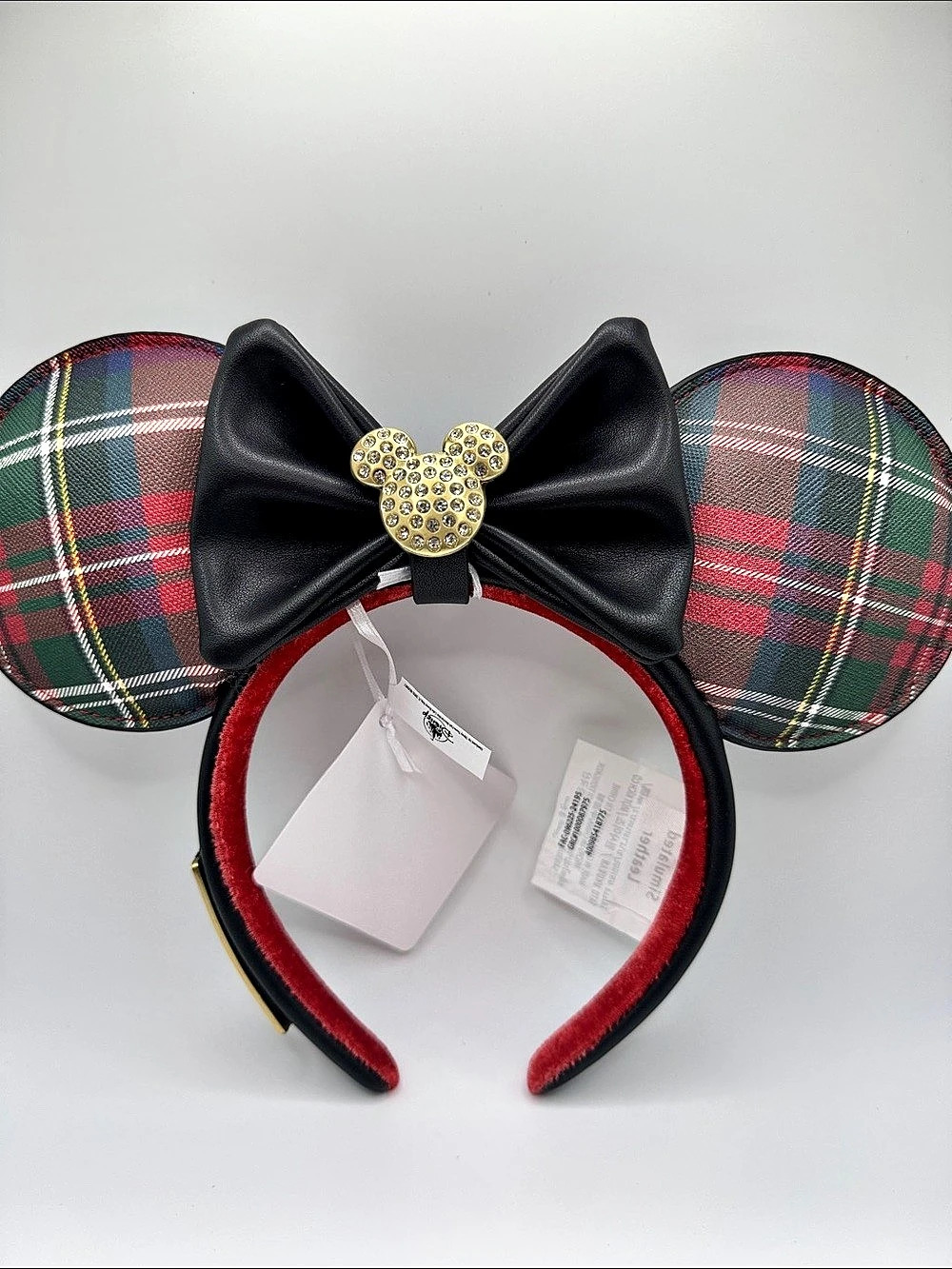 Disney Parks VIP Tours Minnie Ears Headband Plaid Minnie Ears Headband